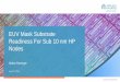 EUV Mask Substrate Readiness For Sub 10 nm HP Nodes| Applied Materials Confidential/External Use EUV mask substrates for sub 10 nm HP nodes Increase in EUV source power (>250 W) More