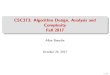 CSC373: Algorithm Design, Analysis and Complexity Fall 2017bor/373f17/docs/W7.pdf · 8.9 A Partial Taxonomy of Hard Problems 47 Polynomial-Time Reductions 3-SAT INDEPENDENT SSET DIR-HAM-CYCLE