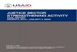 JUSTICE SECTOR STRENGTHENING ACTIVITY · 20/10/2017  · JUSTICE SECTOR STRENGTHENING ACTIVITY . FINAL REPORT (MARCH 4, 2013 – JANUARY 3, 2020) February 4, 2020. This publication