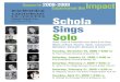 Deborah Simpkin King Schola Sings Soloemberensemble.org/assets/pdf/archive/programs/14-1.pdf · Impact Deborah Simpkin King Artistic Director & Founder Tuesday, November 18, 2008