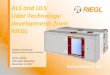 ALS and ULS Lidar Technology developments from RIEGL ground speed 246 kn 196 kn 161kn 145 kn 115 kn