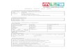 MATERIAL SAFETY DATA SHEET · 2018. 2. 27. · MATERIAL SAFETY DATA SHEET 1.Chemical Product And Company Identification Product name: SENSORY LIQUID FLOOR TILES 2.Hazards Identification