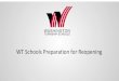 WT Schools Preparation for Reopening · SOCUL . WASHINGTON TOWNSHIP SCHOOLS . WASHINGTON TOWNSHIP SCHOOLS SOCIAL DISTANCING safe Place . WASHINGTON TOWNSHIP SCHOOLS . Title: Reopening