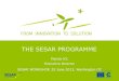 THE SESAR PROGRAMME - SESAR Joint Undertaking · 6/25/2013  · • The Single European Sky ATM Research programme is the technological pillar of the Single European Sky • Managed