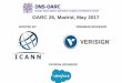 OARC 26, Madrid, May 2017€¦ · – ICANN-Madrid ICANN2017 Thank You to ICANN for hosting us ! Co-location with GDD/RoW/Symposium is experiment Hope travel from RIPE74 was not too