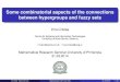 Some combinatorial aspects of the connections between ......Some combinatorial aspects of the connections between hypergroups and fuzzy sets Irina Cristea Centre for Systems and Information