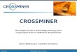CROSSMINER Presentation Template · Technology Innovations Tools for specifying, discovering and representing different project relationships, based on extracted metrics and on similarity