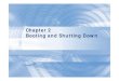 Chapter 2 Booting and Shutting Down · 2 Bootstrapping > Starting up a computer – Load kernel into memory and execute it. (1)BIOS load and run the MBR (Master Boot Record) (2)MBR
