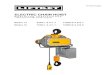 ELECTRIC CHAIN HOIST - LIFTKET – Elektrokettenzüge€¦ · any form without the prior written consent of HOFFMANN Fördertechnik GmbH Wurzen. The publication of these Operating
