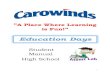 ”A Place Where Learning is Fun!” · amusement rides at Carowinds! All rides create forces through the use of engines…diesel, electric, steam, hydraulic, etc. They use lots of