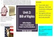 Unit 2: Bill of Rights...Unit 2: Bill of Rights Bill of Rights: Court Case Judgments Court Case Presentations Review for quiz DO NOW 1) Turn in HW: Unit 1 Reflection. PAST DUE: Constitution