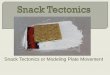 Snack Tectonics or Modeling Plate Movement...Throw away food, knife, and used wax paper 2. Clean any debris left on table tops 3. Place a new piece of wax paper and paper towel at