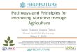Pathways and Principles for Improving Nutrition through ......Production Pathway Agriculture as own source of food is most direct pathway Production decisions influenced by market