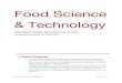 Food Science & Technology...Food Chemistry 4. Food Physics 5. Microbiology 6. Food Processing Food Science & Technology Page 2 of 7 3. Eligibility a. This event is open to students