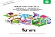 Mathematics · 2020. 10. 27. · Mathematics Quarter 1 - Module 4 Solving Equations Transformable into Quadratic Equation This instructional material was collaboratively developed