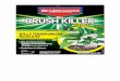 BRUSH KILLLLER Plus · • Do not unplug hose. • Return sprayer to bottle. Sprayer will snap into place. AFTER USE • Remove sprayer from bottle and extend hose. • Open ˝ip-cap