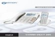 English COMBI DECT 295 - files.ecommercedns.uk€¦ · • User’s manual 2.2 Location For maximum coverage and reduce the interference, here are some guidelines you should consider