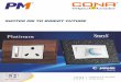 Cona Switches · QUALITY MANAGEMENT SYSTEM - ISO 9001:2008 his is to certify that: ... is the country's answer to across-the-board Electrical Switches and Wiring Accessories. Since