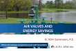 AIR VALVES AND ENERGY SAVINGS...•Properties of Air and Water –Volume –Viscosity –Solubility –Vapor Pressure ... Ft3/lb 3 Specific Volume Air Ft /lb 32 491.67 0.01602 12.392