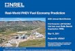 Real-World PHEV Fuel Economy PredictionJeff Gonder VSA Task Lead: Robb Barnitt Organization: NREL May 11, 2011 Project ID: VSS047 This presentation does not contain any proprietary,