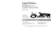 Sears Parts Direct - 21.0 HP ELECTRIC START 42 MOWER ...Owner's Manual 21.0 HP ELECTRIC START 42" MOWER 6 SPEED TRANSAXLE LAWN TRACTOR Model No. 917.271832 • Safety • Assembly