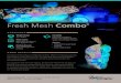Fresh Mesh Combo - Fox Packaging · 2017. 1. 13. · Fresh Mesh Combo® BAG DETAILS FEATURES Introduced to the industry in 1998, the Fox Fresh-Mesh® Combo bag fuses the best qualities