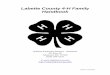 Labette County 4-H Family Handbook - Wildcat District · 12/20/2019  · dwdusher@yahoo.com Shandi Kepley (620) 778-6006 jlbigen@msn.com Timber Hill Meetings: rd Dennis Community