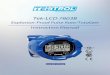 Tek-LCD 7803B Explosion-Proof Pulse Rate/Totalizer ...€¦ · Custom Units Rate Conversion Factor (ratCF) -----41. Custom Units Total Conversion Factor (totCF ... Reset Meter to
