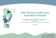 2017 Vermont Health Care Expenditure Analysis...Apr 18, 2019  · includes revenues for hospital -employed physicians. Revenues increased 24.1% for Vision & DME, 7.2% for Home Health