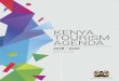 2 TOURISM AGENDA 2018-2022 · » Launch and promote. 20182022 13 PRODUCT STRATEGY INITIATIVES Kenya’s key tourism products are the African Safari and the Beach Destinations. These