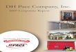 2009 Corporate Report - DH PaceCertification of Swinging Fire Doors per NFPA 80 Smoke, Fire, and Egress doors play a key role in building safety. To help protect ... Company History
