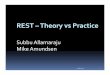 REST – Theory vs Practicejaoo.dk/dl/jaoo-aarhus-2009/slides/MikeAmundsen_and_SubbuAllam… · REST as Explained 1. Identify resources 2. Give a URI to every resource 3. Design representations