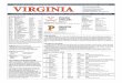 VIRGINIA...• The last meeting between UVa and Princeton also happened to be the very first regular season lacrosse game to ever be televised on ESPN. The 2008 regular season meeting