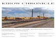 KIrow / xl saFetY – raIlwaY craNes, turNout reNewal ......KIROW CHRONICLE KIrow / xl saFetY – raIlwaY craNes, turNout reNewal eQuIPmeNt – slag aNd hot metal carrIers Issue 01