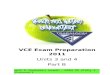 VCE Health and Human Development Study Design · Web viewVCE Exam Preparation 2011 Units 3 and 4 Part B Unit 3: Australia’s health - AREA OF sTUDy 1 - Outcome 1 Define the following