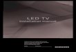 LED TV...− To view television channels correctly, the TV must receive a signal from one of the following sources: − An outdoor antenna / A cable television system 5 HP-ID Connect