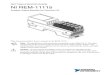 NI REM-11115 Getting Started Guide - National Instruments · GETTING STARTED GUIDE NI REM-11115 Analog Output Module for Remote I/O This document explains how to connect to the REM-11115