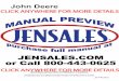 Tractor Manuals | Tractor Parts | Heavy Equipment | Jensales - … · 2017. 11. 6. · ~ Grade 5. COMPLETE GOODS LISTINGS Complete goods are listed in bold face type. Order separately