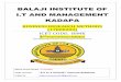 BALAJI INSTITUTE OF I.T AND MANAGEMENT KADAPA UNITS.pdf · 2020. 3. 17. · same questions which make this a very reliable method of research. 2. ACCESSIBILITY: The researcher is