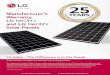 Manufacturer’s Warranty and Solar Panels€¦ · Dear LG solar system buyer, ... professional solar design will typically include a micro-inverter or optimiser solution and with