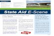 State Aid E-Scene · State Aid E-Scene New Reinforced Concrete Pipe Load Tables (pg. 1) surveillance equipment (pg. 5) Easier DCP form 04 submittal to OCR on federal projects (pg