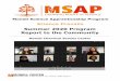 Summer 2020 Program Report to the CommunityOverview The Monell Center is proud to report on the summer 2020 Monell Science Apprenticeship Program (MSAP). Now entering it’s 40 year,