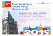 April 23–26, 2019 - Obesity Canadaobesitycanada.ca/wp-content/uploads/2019/04/COS2019...Jim Watson, Mayor/Maire 5 | 6th Canadian Obesity Summit | #6COS Message from OC Science Chair