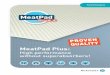 MeatPad Plus - McAirlaid's · 2019. 4. 24. · MeatPad Plus SuperCore Plus is McAirlaid's highly absorbent material without superabsorbers. With SuperCore Plus, MeatPad Plus absorbs