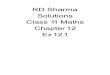 RD Sharma Solutions Class 11 Maths Chapter 12 Ex 12 1€¦ · 3/11/2018 RD Sharma Class 11 Solutions Chapter 12 Mathematical Induction - Mycollegebag  