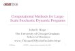Computational Methods for Large- Scale Stochastic Dynamic ...ice.uchicago.edu/2005_slides/Birge.pdf4 Standard LP NESTED DECOMP. PARALLEL: 60-80% EFFICIENCY IN SPEEDUP Other problems: