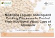 Modelling Legume Soaking and Cooking Processes to Control ...gl2016conf.iita.org/wp-content/uploads/2016/03/... · Verbascose . Not detected : I.1/ Overall . chickpea nutritional