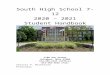 Student Portal€¦  · Web view2020. 9. 9. · South High School 7-12 . 2020 – 2021. Student Handbook. 1160 Ann Street. Columbus, Ohio 43206. 614-365-5541 (Office) 614-365-5538