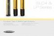 SLC4 & LP Series - Banner Engineering · 2019. 8. 8. · LP: 0.1 m to 7 m (4 in to 23 ft) Resolution SLC4: 14 mm or 24 mm, depending on model LP Basic, LP: 14 mm or 25 mm, depending