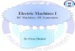Electric Machines I - Philadelphia University · 2018. 1. 22. · For Short Shunt Cumulatively Compound DC Generator 𝑇=𝐼𝐹 𝐹 𝐼𝐴=𝐼𝐹+𝐼𝐿 𝑇= 𝐴−𝐼𝐴